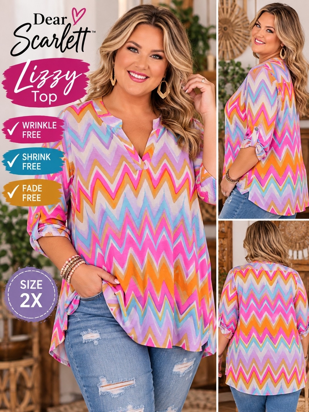Dear Scarlett Lizzy Top